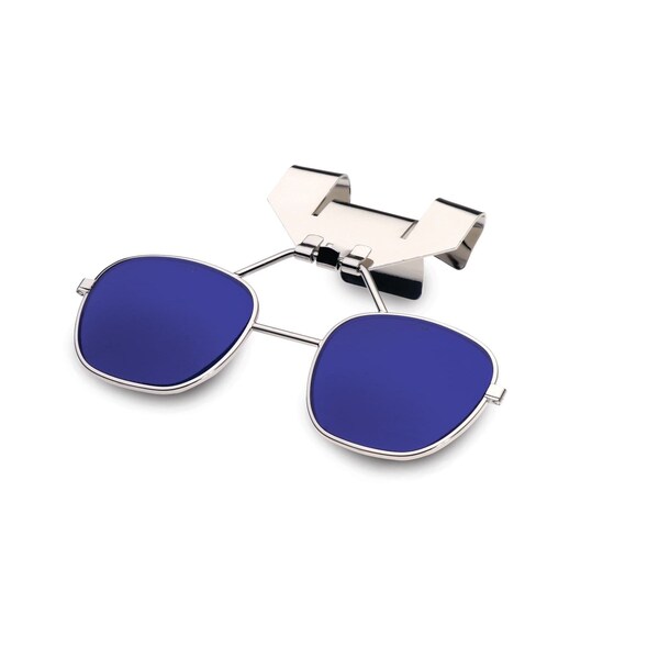 Uvex 880 Series Klip Lifts for Hard Hats Shades 3, 4, 6, 8 cobalt blue lens, PR 32-8LFFB6-0000 - main